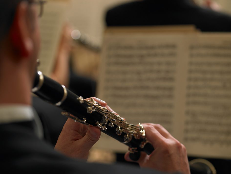 Clarinetist în concert